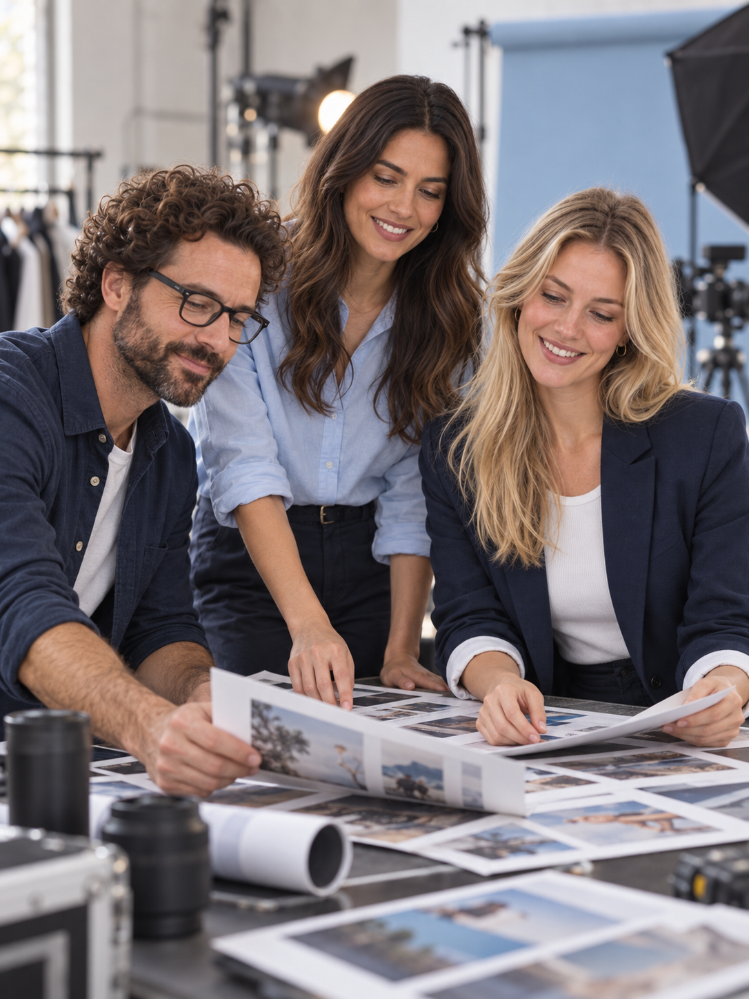 Gemeinsam kreative Ideen und Storyboards entwickeln, KI-Teamvisualisierung